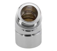 G1/2 Shower Outlet Elbow 135° Chrome Finish Heavy Duty | 304 stainless steel, leak- for proof ball joints, heat and resistant, G1/2 standard fit, chrome finish