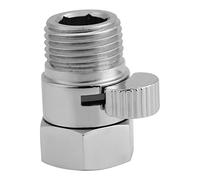 G1/2 Shut Off Valve Solid Brass Construction Ceramic Inner Core Water Saver Valve for Shower Head Hand Bidet Sprayer Rust Resistant Durable Universal Connection