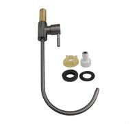 G1/2 Stainless Steel Kitchen Sink Faucet for Direct Drinking Water Purifier Easy DIY Installation Fits G1/2 G1/4 Pipes Smooth Flow Single Connection Grey 250x125mm Home Use