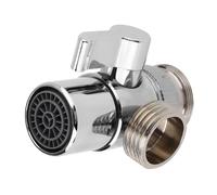 G1/2 Thread Faucet Diverter Valve, M22 Internal Thread M24 Outer Thread Connector Basin Sink Faucet Diverter G1/2” Adapters Valve Sink Hose Sprayer Splitter Kitchen Bathroom Water Filter