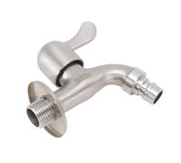 G1/2 Washing Machine Tap Cold Water Stainless Steel Wall Mounted Faucet For
