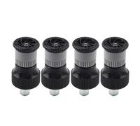 G1/2in DN15 Female Thread Buried Sprinklers Adjustable Irrigation Nozzle for Gardens Lawns 4pcs