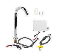 G1/2in Thread Automatic Induction Sensor Water Faucet Infrared Single Cold Tap with Control Box