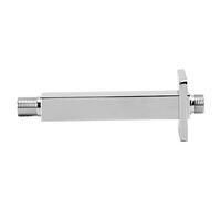 G1 / 2in Thread Shower Arm, Wall Mounted Stainless Steel, Plated, 5.9 Inch Length - Durable Construction, Easy Screw Installation, Ideal for Concealed Bathroom Showers