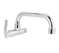 G1/2in Wall Mounted Water Faucet Single Cold Tap for Home Kitchen Sink Easy Install Kitchen Fixture for Home Space-Saving 25cm Cold Water Faucet Ideal for Modern and Traditional Kitchens