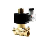 G1/4 1/2 3/4 1 2 Inch Normally Open Brass Solenoid Valve Solenoid Valve 1Pcs(3/8",G_24VAC)