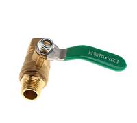 G1/4 Brass Ball Valve, Female x Male-1/4 BSP Thread, Full Port Brass Ball Valve