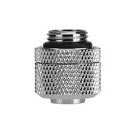 G1/4 External Connector Thread Pagoda Hose Connector for 9.5X12.7mm Computer PC Water Cooling System(Silver)