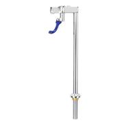 G1/4 Glass Filler Water Faucet Push Back Design Chrome Plated Brass Drinking Water Dispenser for Restaurants Bars and Home Kitchens