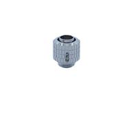 G1/4 Inch External Thread Hexagonal Fixed Fitting for 9.5x12.7mm Soft Tube in Computer Water Cooling Systems - BRGKN-3FB(Silver)