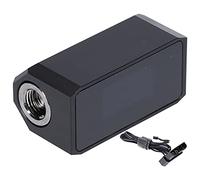 G1/4" Inline PC Water Cooling Flow Meter, Temperature/Flow/Speed OLED Display Digital Coolant Flow Indicator with Alarm for Desktop PC Water Cooler System