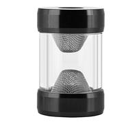 G1/4'' Inner Thread Water Cooling Filter GLQ-JX1 Computer Microwire Filters Liquid Cooling System Funnel Shaped Water Cooling Filter for Computer Cooling Reservoir(Black)