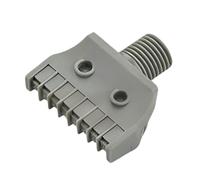 G1/4 Male Thread, Double Row Hole Flat Blowing Nozzle, air Supply Water Cooling Suitable for Compressor Accessories, Drying and dust Removal, Surface Treatment 5pcs I