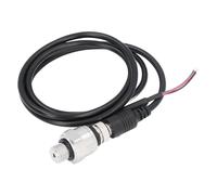 G1/4 Thread Pressure Transducer Sender Sensor, Stainless Steel Water Oil Air Pressure Sensor, 0.5-4.5V Linear Output, Aero Plug with 1m Pigtail Harness, for Fuel Tanks HVAC Systems (2.5Mpa)