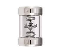 G1/4 Threaded Water Cooling Flow Meter, Computer Cooling System Indicator, Metal Replacement Part with Standard G1/4 Thread for PC Water Cooling Systems, Durable Anti - Rust Design