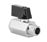 G1/4 Water Cooling Valve with Handle, High Flowing Ball Valve Ball Valve for Computer Water Cooling, Easy to Install