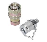 G1/8 Pipe Connection Pipe Fittings Quick Hydraulic Coupling Connector Adapter Pressure Testing Adapter Industrial Supplies