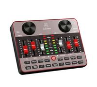 G1 Live Sound Card for Streaming,Audio Mixer Kit for Live Streaming,Audio Interface DJ Mixer Sound Card/Board Condenser Microphone for Tiktok Gaming Video Content Creator Kit.