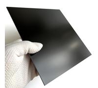G10 Fiberglass Garolite 3D Printer Build Surface Plate Semi-Flexible Sheet 257.5mm/10.14"(Black Color)