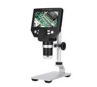 G1000 8MP 1-1000X Digital Microscope for Soldering Electronic 1000X Continuous Amplification Magnifier Microscopes 4.3"(Metal stents)