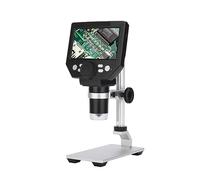 G1000 8MP 1-1000X Digital Microscope for Soldering Electronic 1000X Continuous Amplification Magnifier Microscopes 4.3" Clear and Smooth(Metal stents)