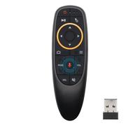 G10S Air Mouse Remote Control, PC Remote Control 2.4GHz Bluetooth Remote Control with 6 Axis Gyroscope, USB Voice Control Remote Control for Smart TV, PC, for Google Android TV Box
