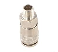 G14 Male Thread Pneumatic Quick Connector for Air Compressor EU Standard, Metal Coupler with G1/4 Thread Size Secure and Stable Air Line Fit