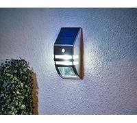 G19 PIR Sensor Stainless Steel Wall Bright White LED Light 3 x Batteries Included
