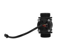G1in Male Water Flow Sensor Hall Flowmeter Counter for Water Heater and Dispenser, FS400A Plastic Flow Meter with 1 - 60L/Min Range, DC3 - 24V for Vending Machines