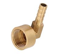 G1or2 Brass Elbow Barbed Coupling Connector Joint Adapter Fitting, Quick Coupling 20.3mmor0.8in External Thread 19.5mmor0.8in Internal Thread, Easy to Use and Simple to (Within 4