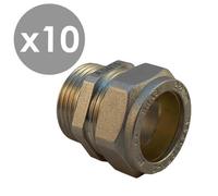 G1''x22mm Compression Fitting WRAS [10 pieces]