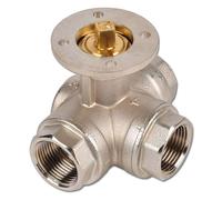 G2'' 3-Way L-port Ball Valve Brass ISO-Top 40bar - BL3BAL