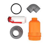 G2 Automatic Air Intake Exhaust Valve PP Plastic Straight Through Pneumatic Valve for Garden Tools Fast Type 6663A (Compound Type 6663B PP)