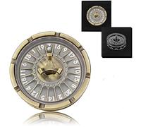 G20 Roulette Dice Spinner for DND Dice Set, 7-in-1 Dragon Metallic D&D Dice with Gift Case for Dungeons and Dragon Game, RPG Role Playing Table Game Gifts (Ancient gold)