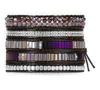 G2F DESIGN Bracelet for Women - Handmade Vegan Boho Natural Stone Layered Bracelet, Thailand Bohemian Stackable Beaded Wrap Bracelets, Summer Hippie Bracelet Stack, Fashion Jewelry Gifts, One Size,