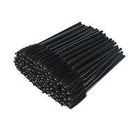 G2PLUS 100 PCS Black Disposable Eyelash Brushes Spoolies: Mascara Wands Applicator for Eyelash Extensions