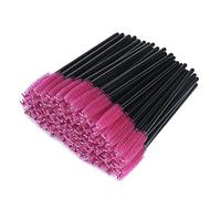 G2PLUS 100 PCS Rose Disposable Eyelash Brushes Spoolies: Mascara Wands Applicator for Eyelash Extensions