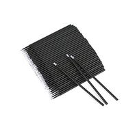 G2PLUS 200PCS Micro Applicators Brushes Black for Eyelashes Extensions