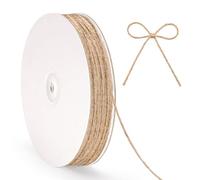 G2PLUS 2mm Brown Jute String Twine, 200m Gift Wrapping String | 3Ply for DIY Art Crafting, Gift Wrapping, Wedding Decor, Floral Arrangement, Home Decoration,