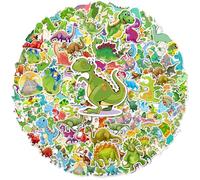 G2PLUS 300PCS Cute Dinosaur Stickers for Kids, Waterproof Vinyl Stickers for Scrapbooking, Water Bottle, Phone Case, Laptop, DIY Crafts, Gifts