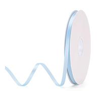 G2PLUS Baby Blue Satin Ribbons 6mm: 100Yards Thin Gift Wrapping Ribbon for Wrapping Presents, Making Cards, Craft Projects,Christmas Decorations