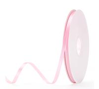 G2PLUS Baby Pink Satin Ribbons 6mm: 100Yards Thin Gift Wrapping Ribbon for Wrapping Presents, Making Cards, Craft Projects,Christmas Decorations