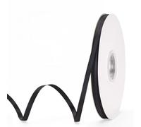 G2PLUS Black Satin Ribbons 6mm: 100Yards Thin Gift Wrapping Ribbon for Wrapping Presents, Making Cards, Craft Projects,Christmas Decorations