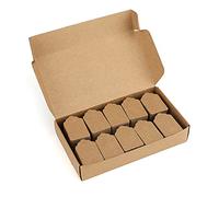 G2PLUS Brown Mini Blank Price Tags, 1000PCS Jewelry Marking Paper Labels, 3.2x5CM Small Pricing Tags for Jewelry & Clothes