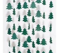 G2PLUS Christmas Tree Streamer Garland: 13.5M Hanging Paper Garland, 3PCS Xmas Tree Streamer Backdrop, Green Christmas Party Decorations for Xmas, Family Celebration