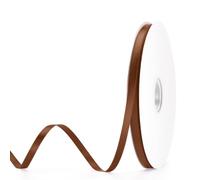 G2PLUS Dark Brown Satin Ribbons 6mm: 100Yards Thin Gift Wrapping Ribbon for Wrapping Presents, Making Cards, Craft Projects,Christmas Decorations