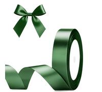 G2PLUS Dark Green Satin Ribbons 20mm: Gift Wrap Ribbon, 22M Ribbons for Gift Wrapping, Wedding Car, Christmas Craft