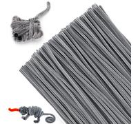 G2PLUS Grey Pipe Cleaners for Craft, 30cm Long Crafting Pipe Cleaners, 6mm Chenille Stem for DIY, 100PCS Pipe Cleaners for DIY, Arts and Crafts Project Decoration