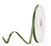 G2PLUS Olive Green Satin Ribbons 6mm: 100Yards Thin Gift Wrapping Ribbon for Wrapping Presents, Making Cards, Craft Projects,Christmas Decorations