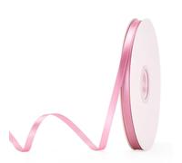 G2PLUS Rose Pink Satin Ribbons 6mm: 100Yards Thin Gift Wrapping Ribbon for Wrapping Presents, Making Cards, Craft Projects,Christmas Decorations